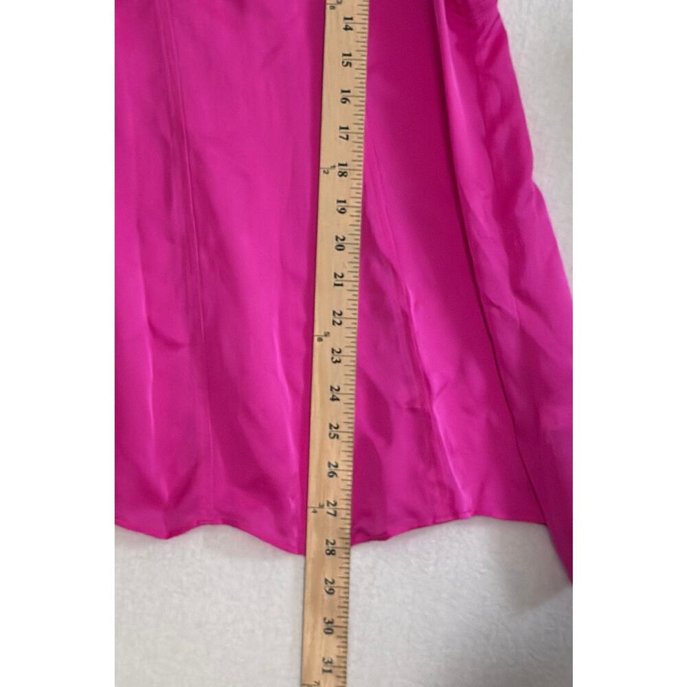 NWT Banana Republic 100% Silk Tank Top XL Pink - Picture 8 of 9